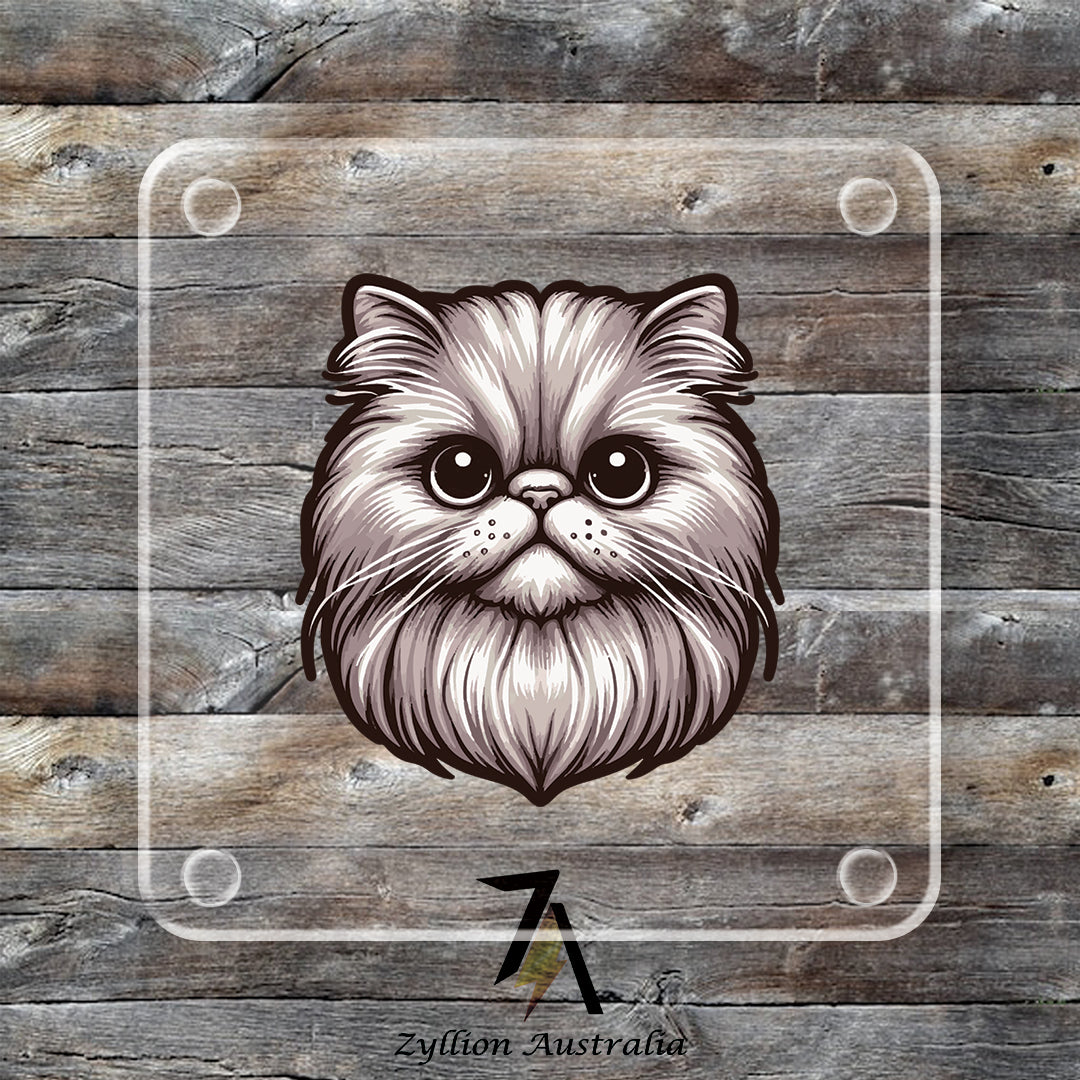 Persian Cat Acrylic Coaster
