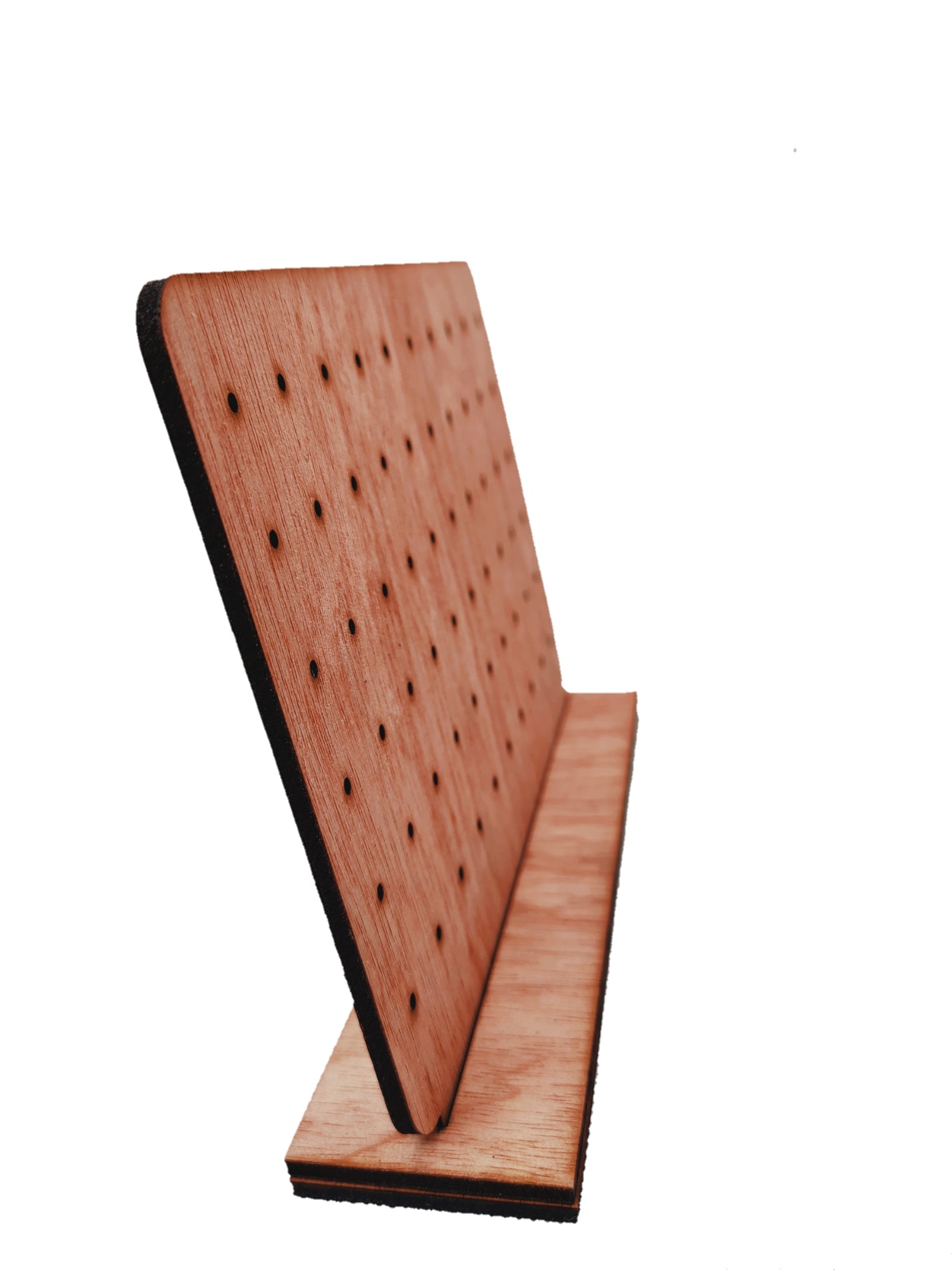 Wooden Earring Studs Stand