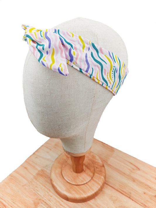 Abstract Wave Wired Headband