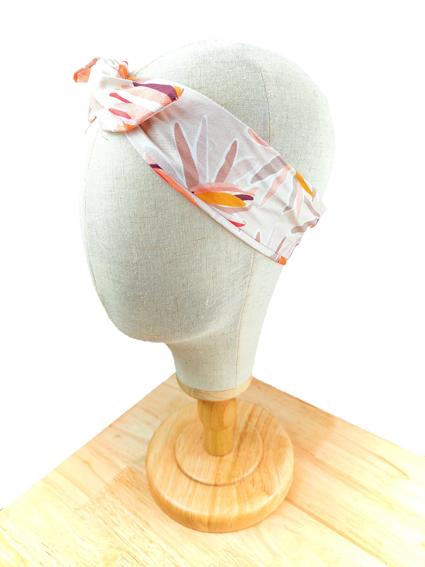 Flower Grey Wired Headband