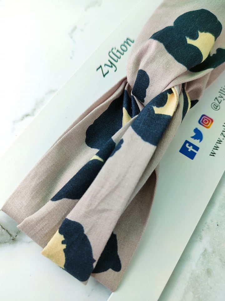 Pink leopard Wired Headband