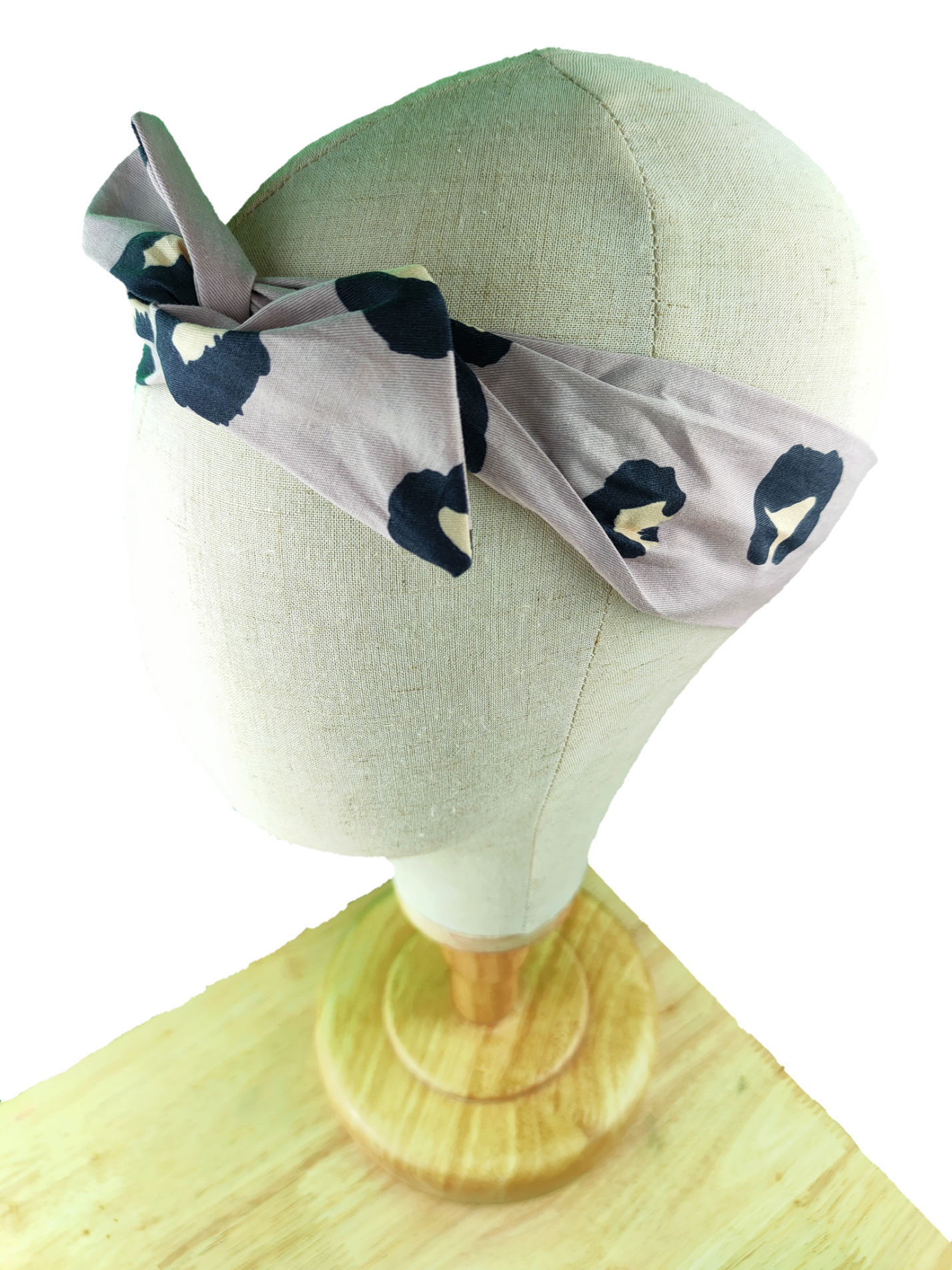 Pink leopard Wired Headband