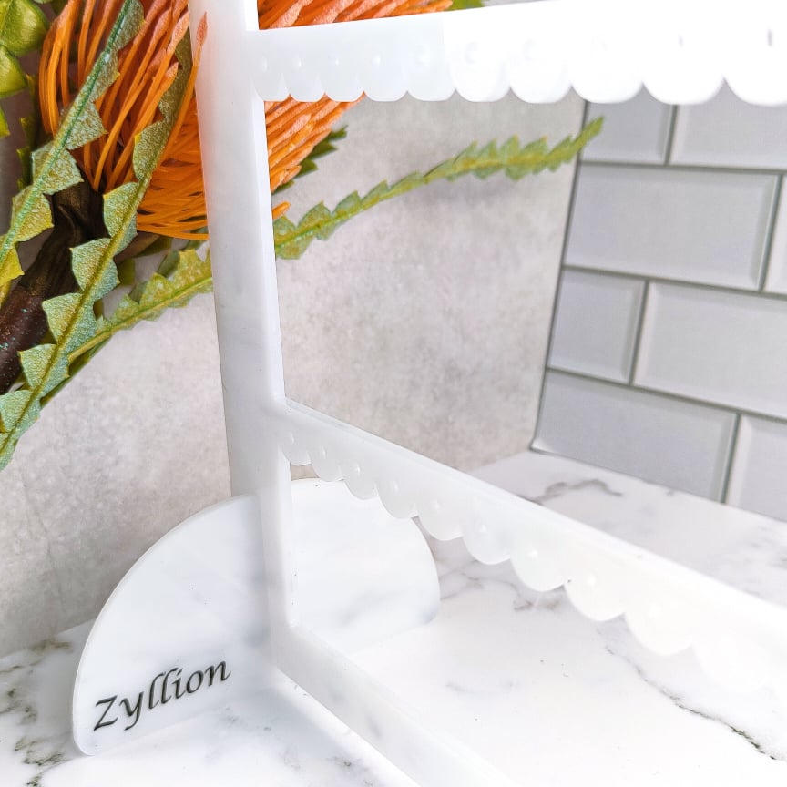 Marble acrylic dangle earring Stand