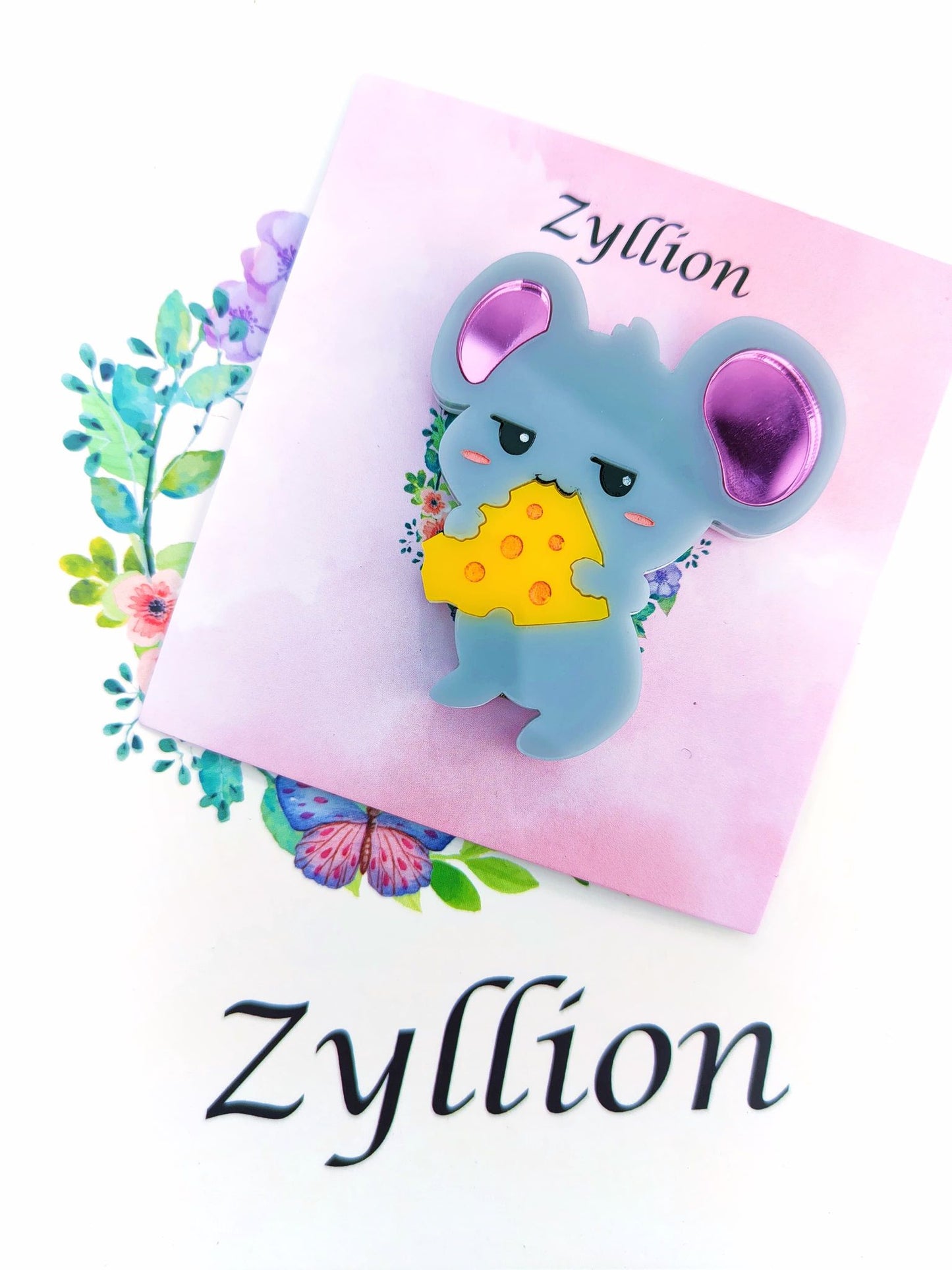 Who ate my cheese Brooch