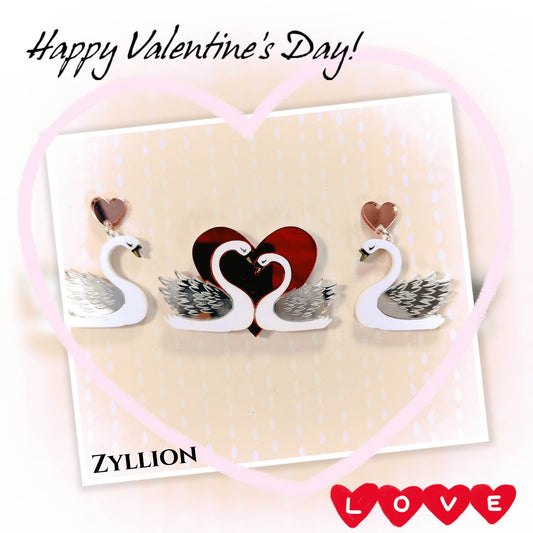 The love swan Brooch