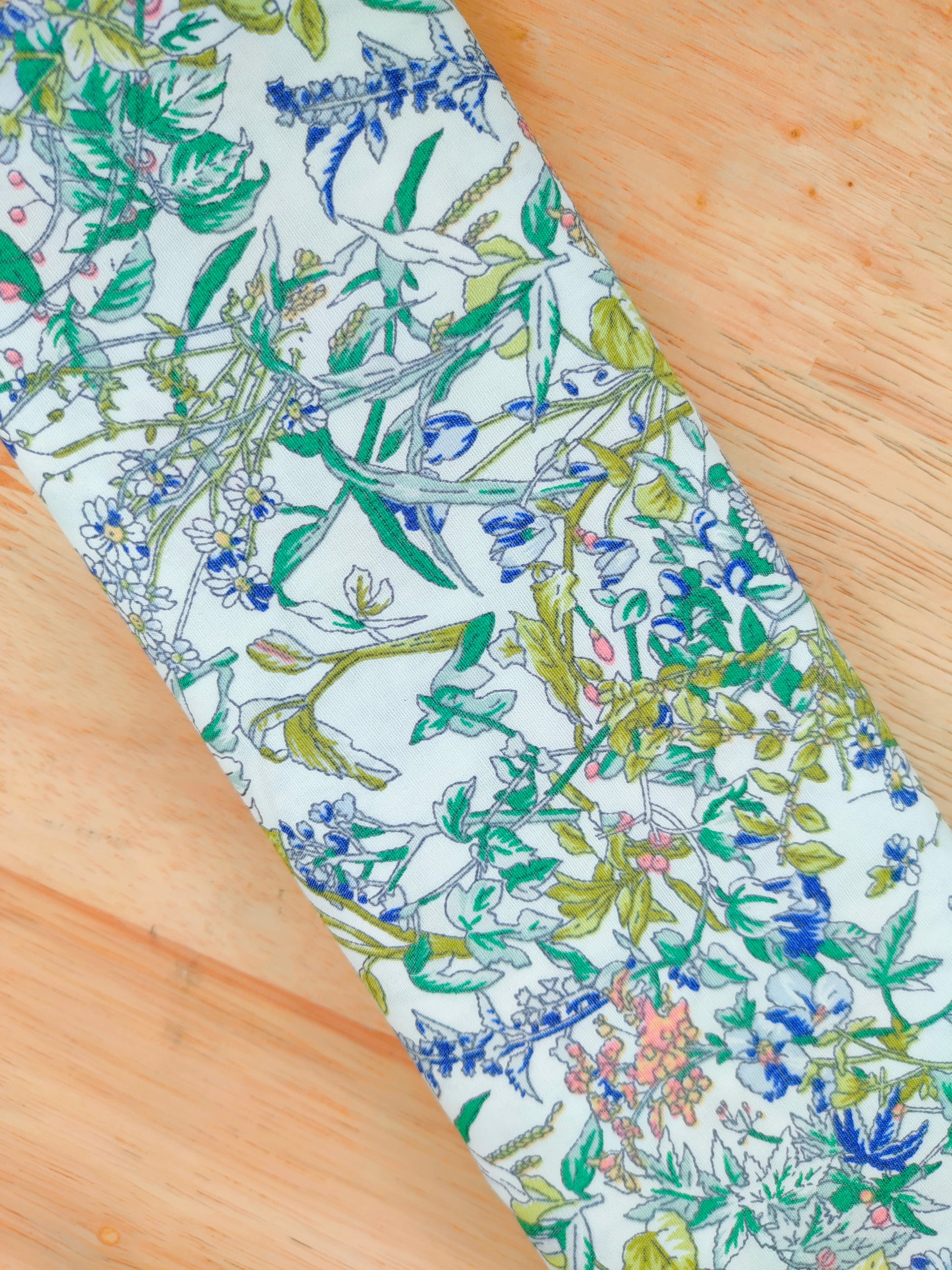 Floral White Wired Headband