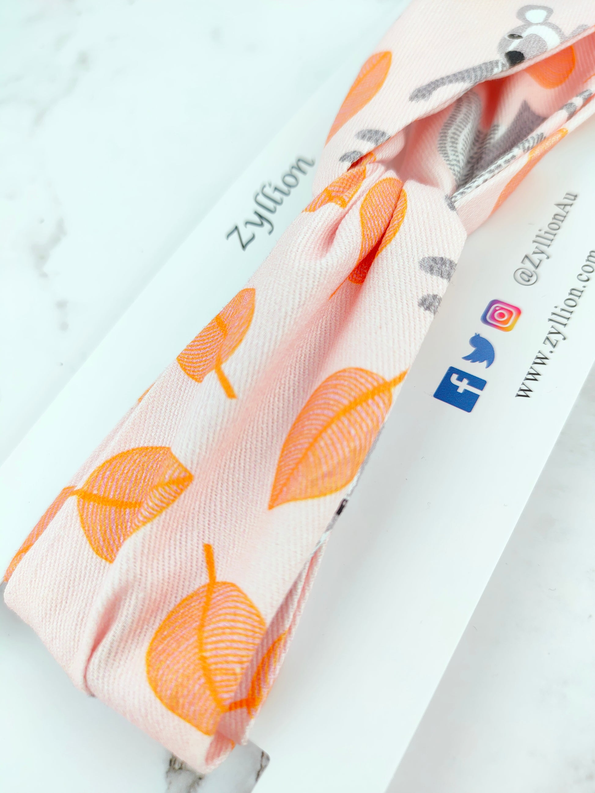 Kangaroo Orange Wired Headband