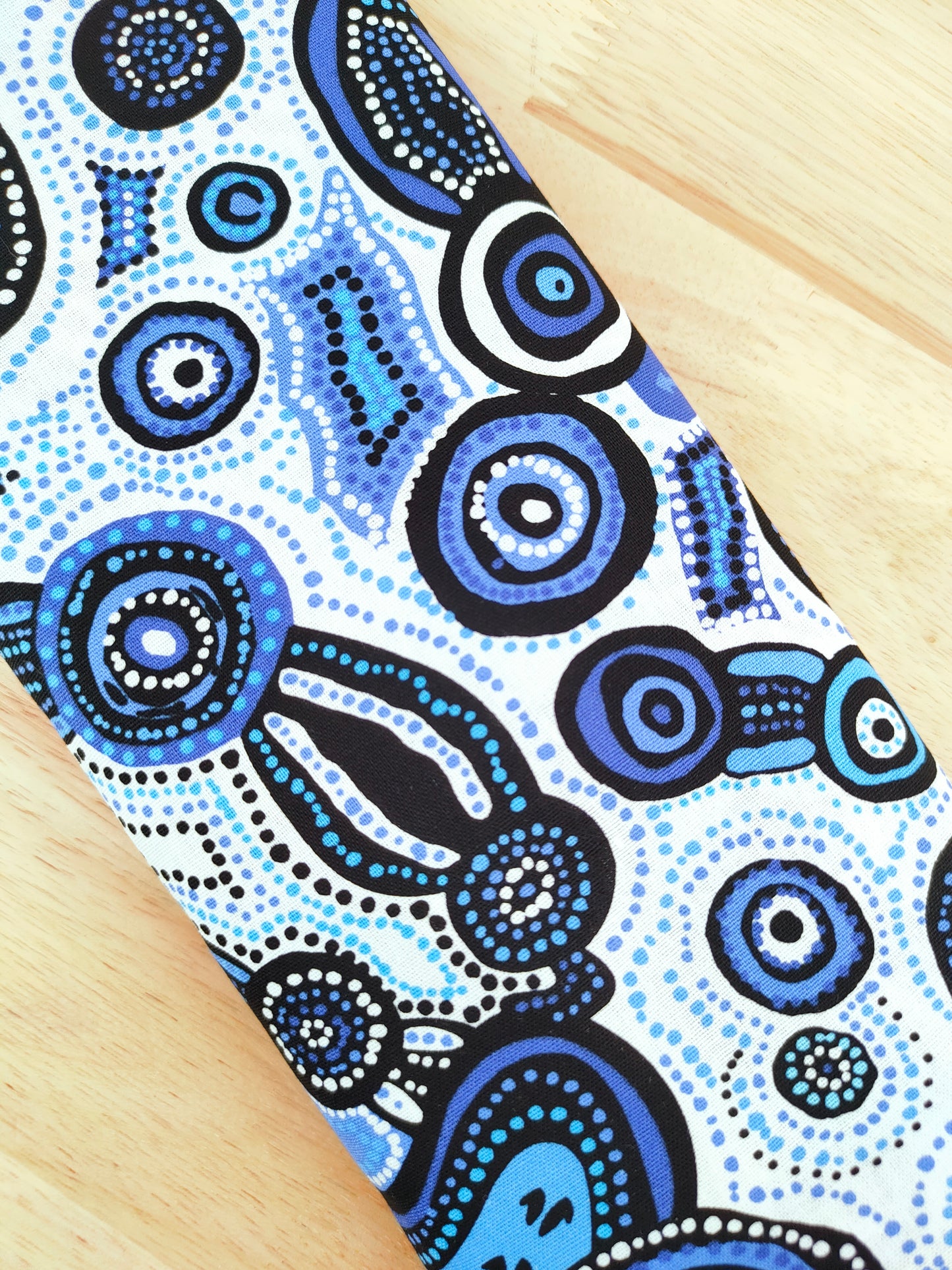 Australia Style Blue Wired Headband