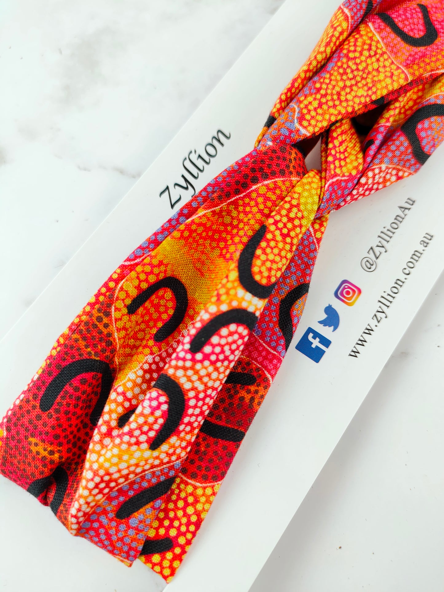 Australia Style Red Wired Headband