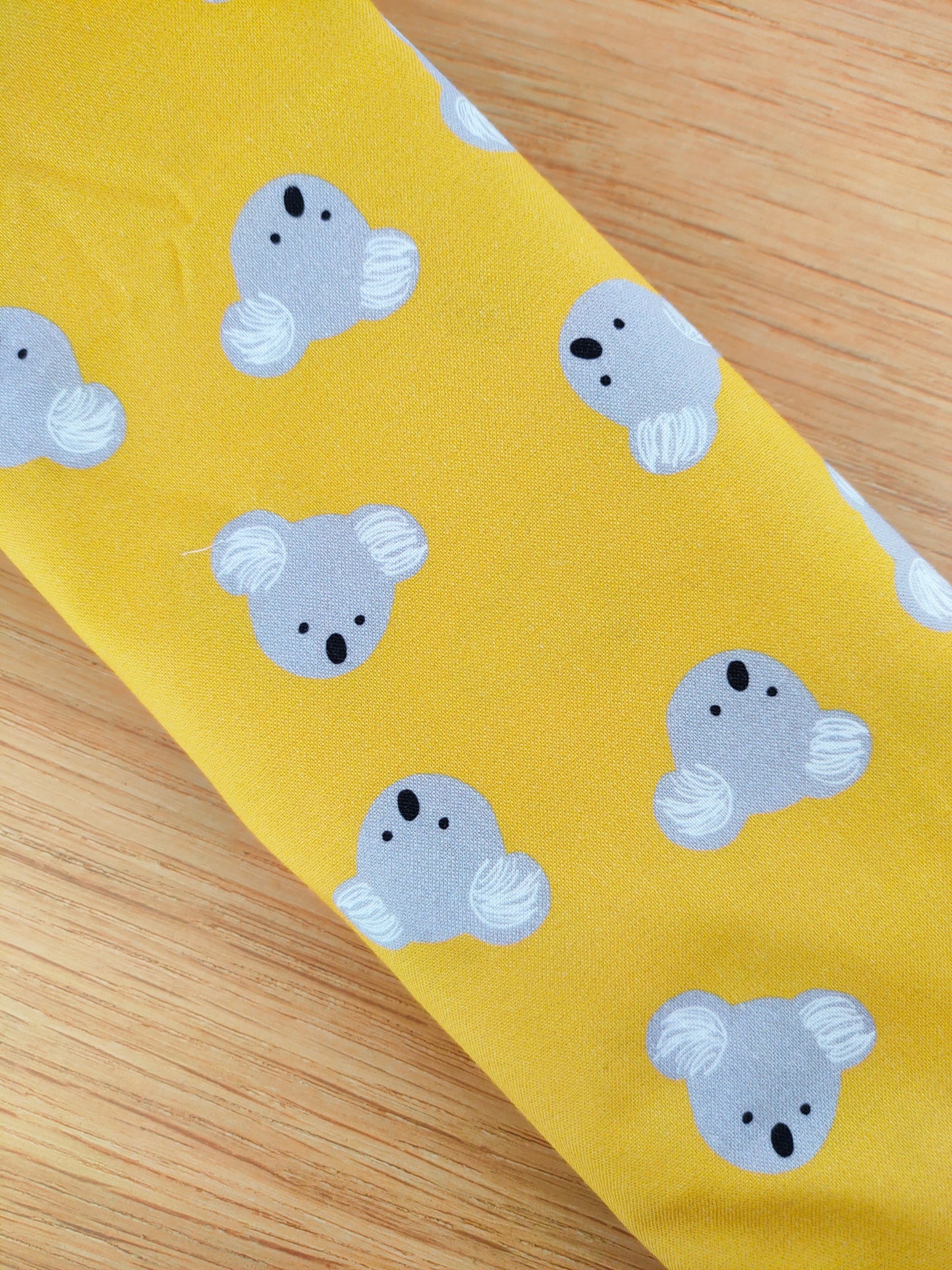 Koala Yellow Wired Headband