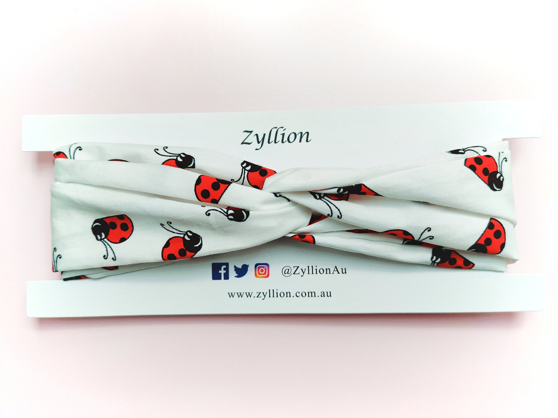 Lady Bugs Wired Headband