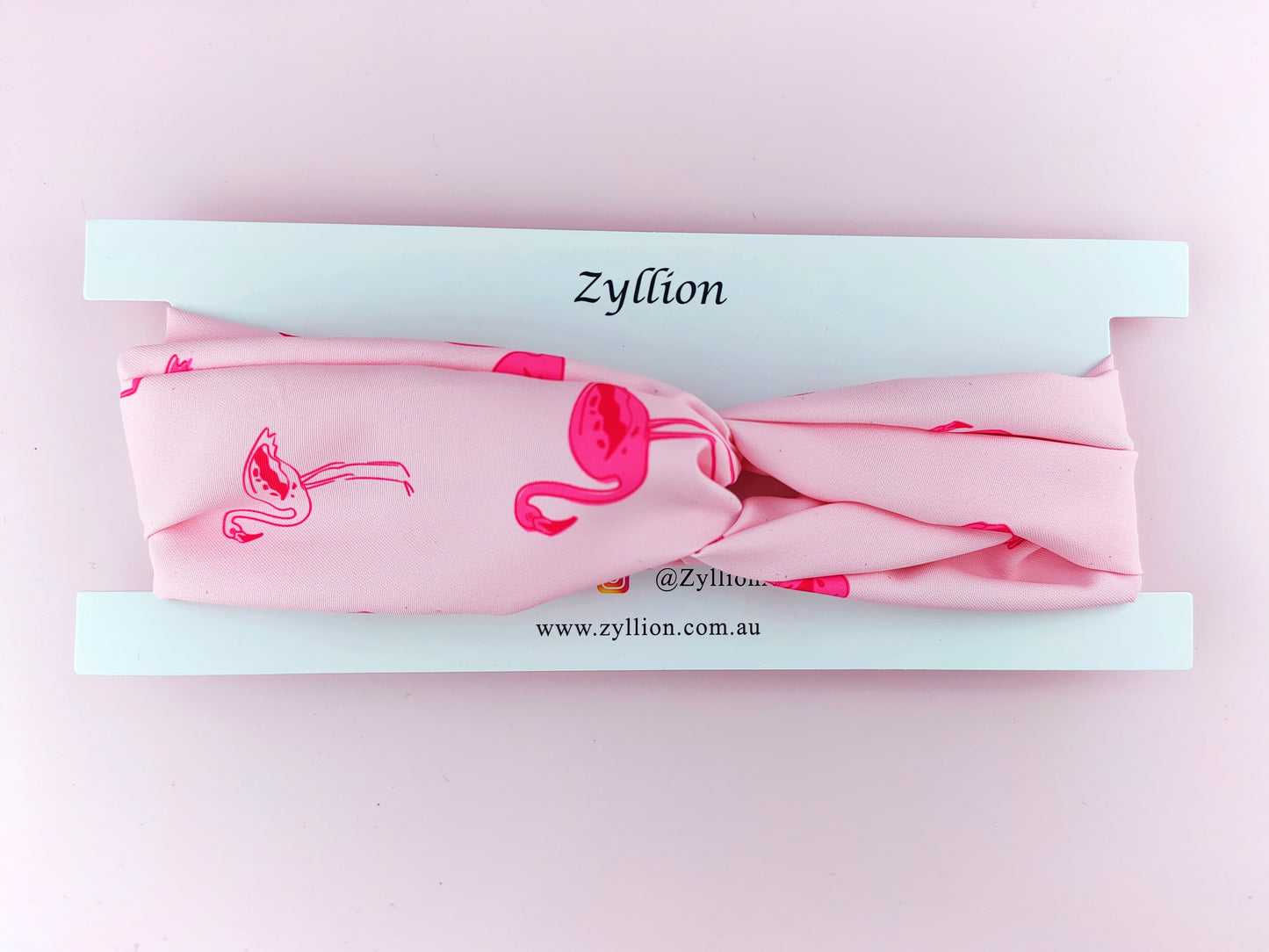 Flamingo Pink Wired Headband