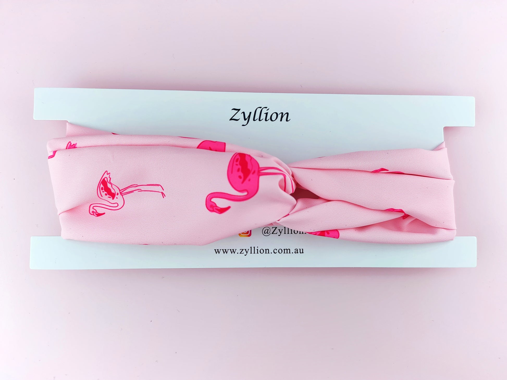 Flamingo Pink Wired Headband