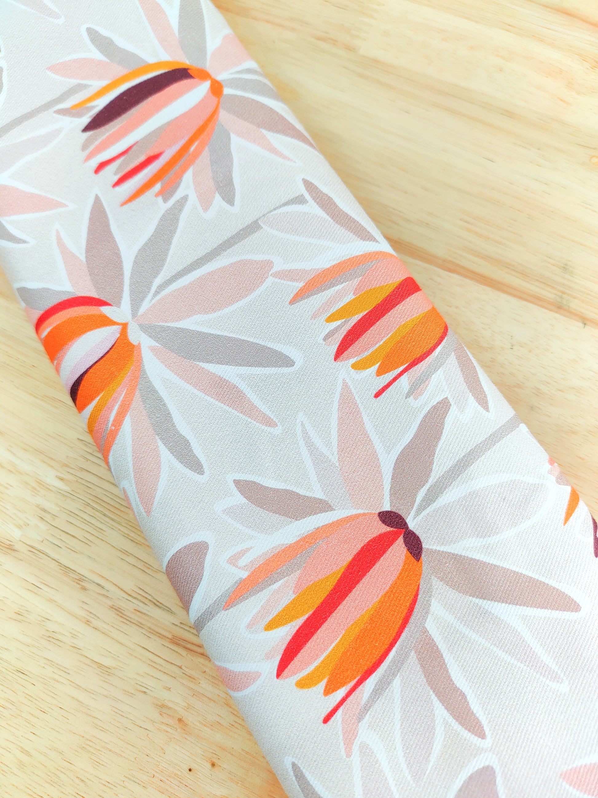 Flower Grey Wired Headband