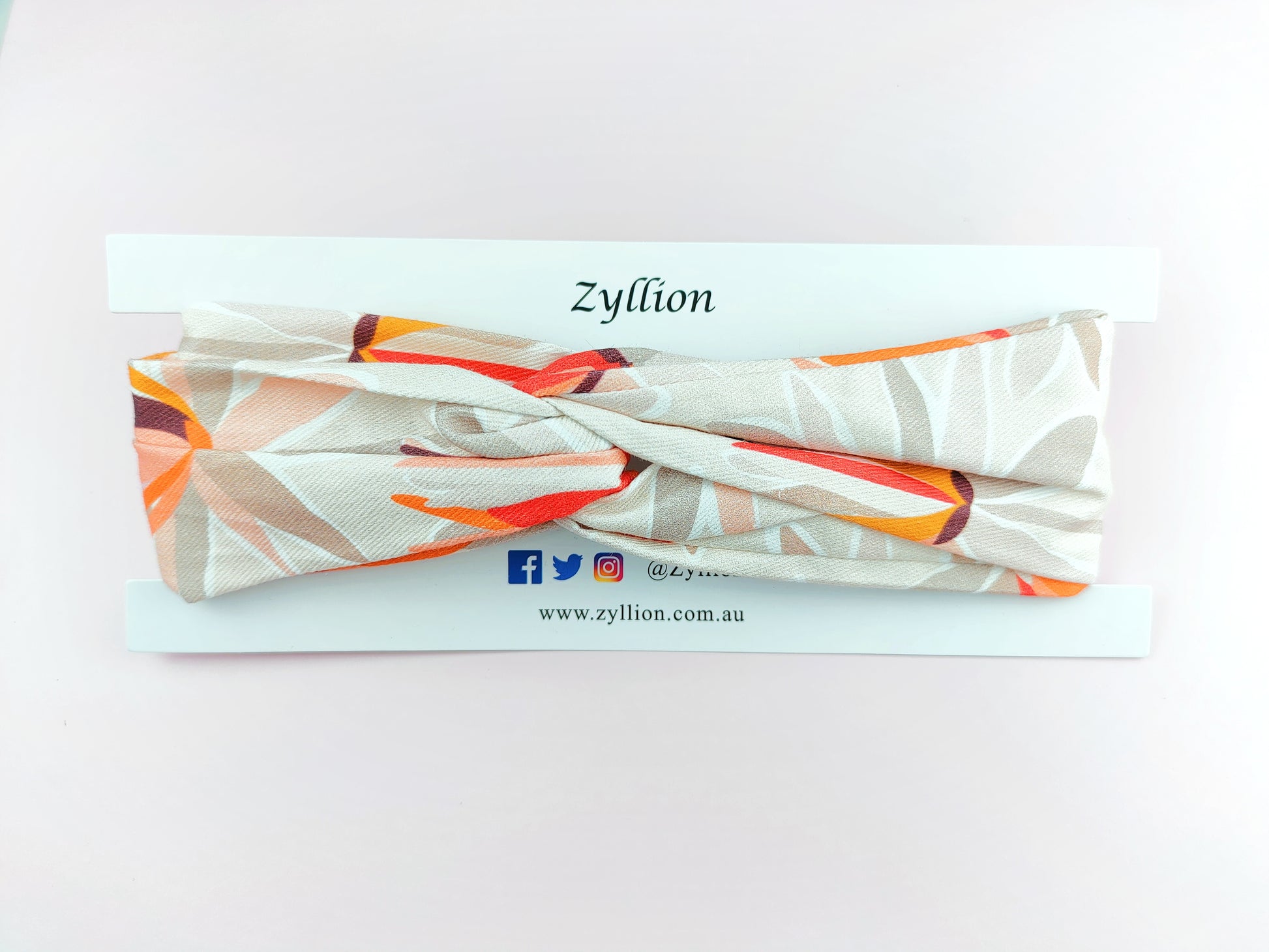 Flower Grey Wired Headband