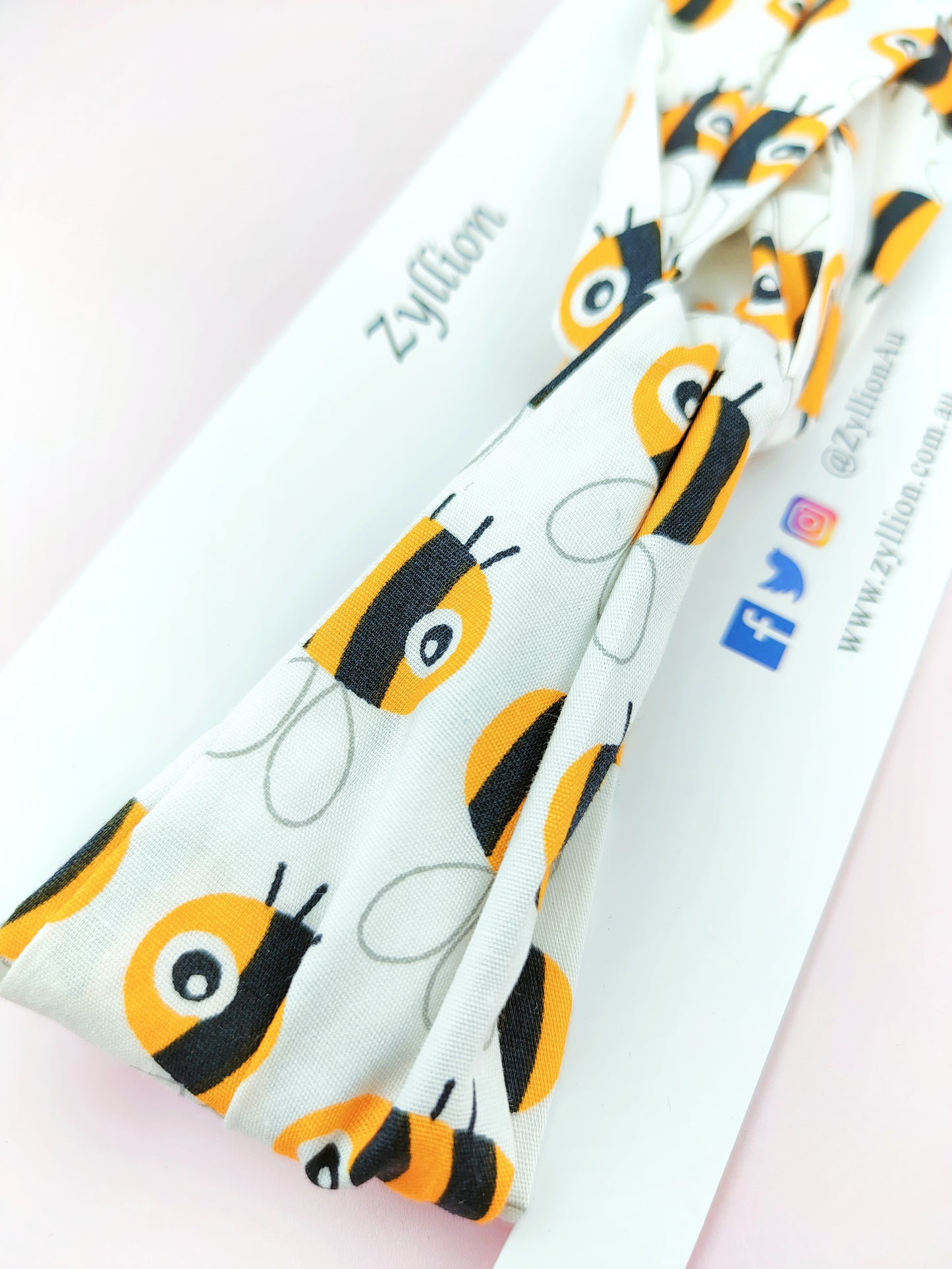 Bumble Bee Wired Headband