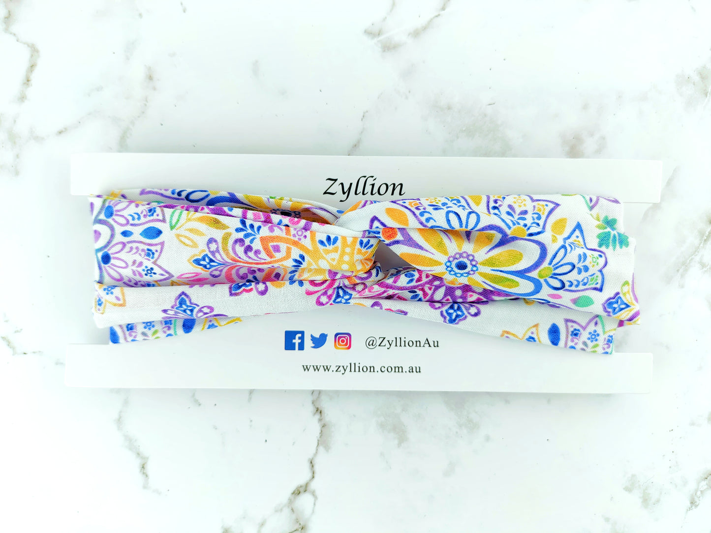 Flower Geometric Wired Headband