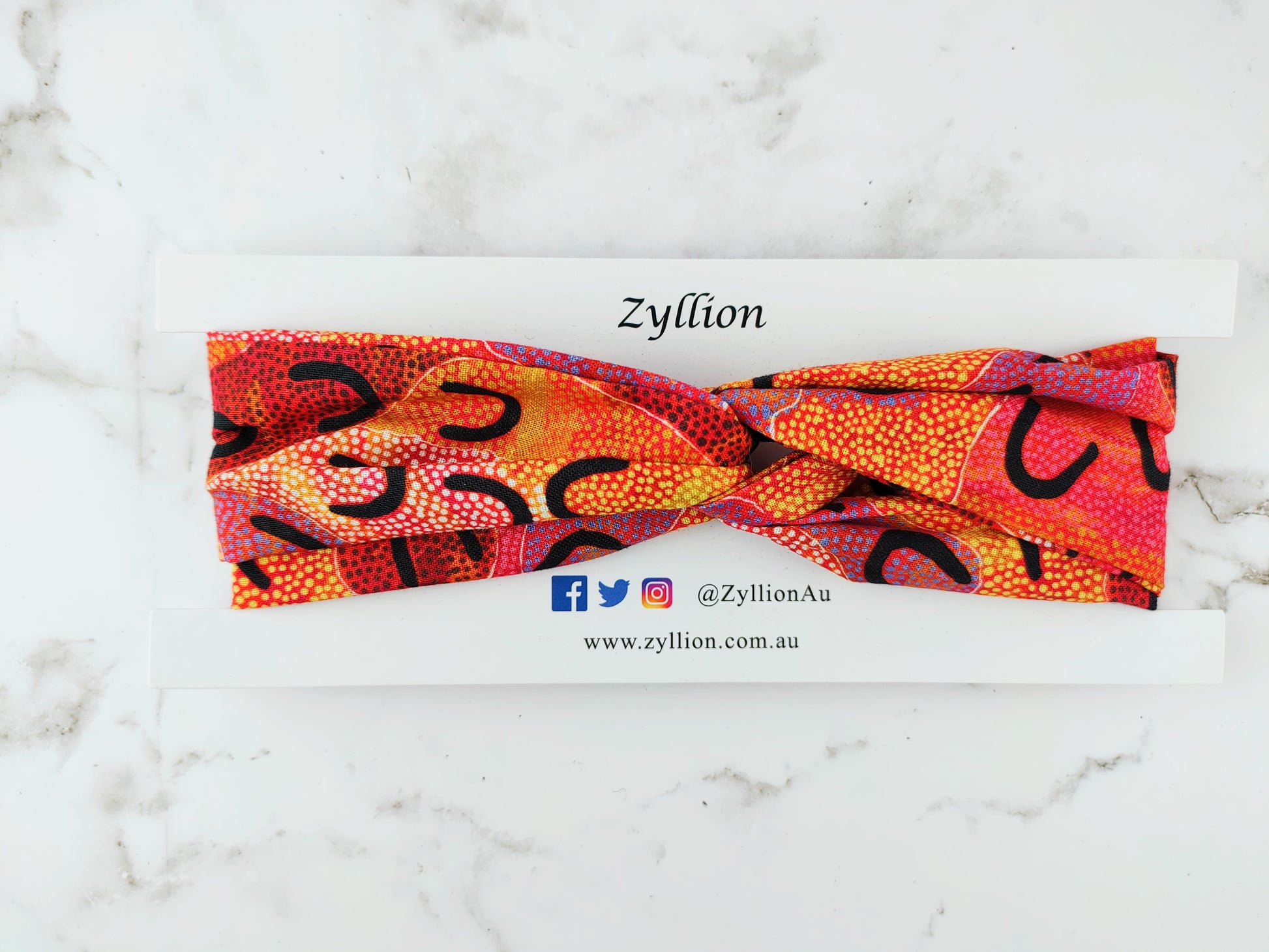 Australia Style Red Wired Headband