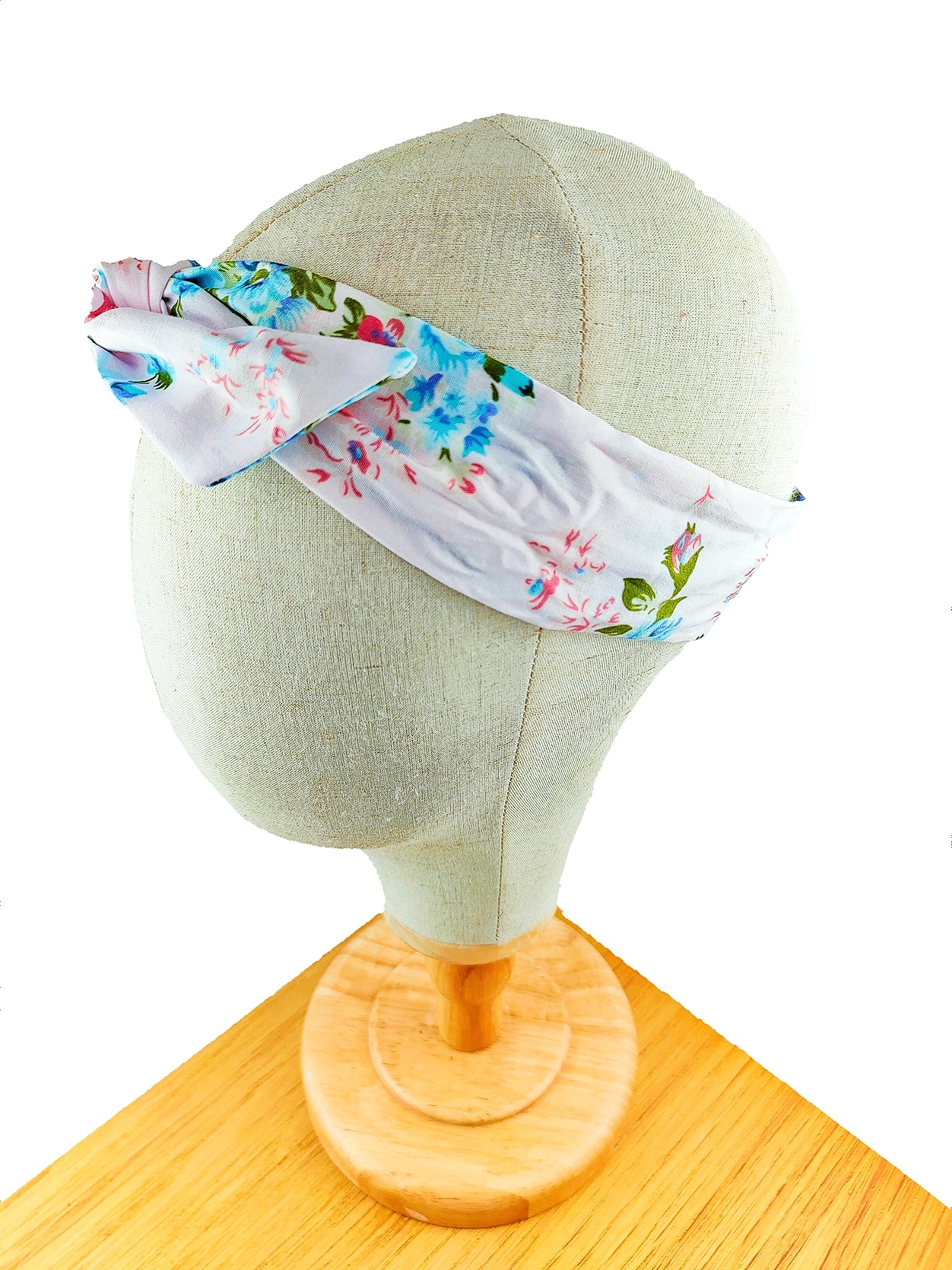 Blue Rose Wired Headband