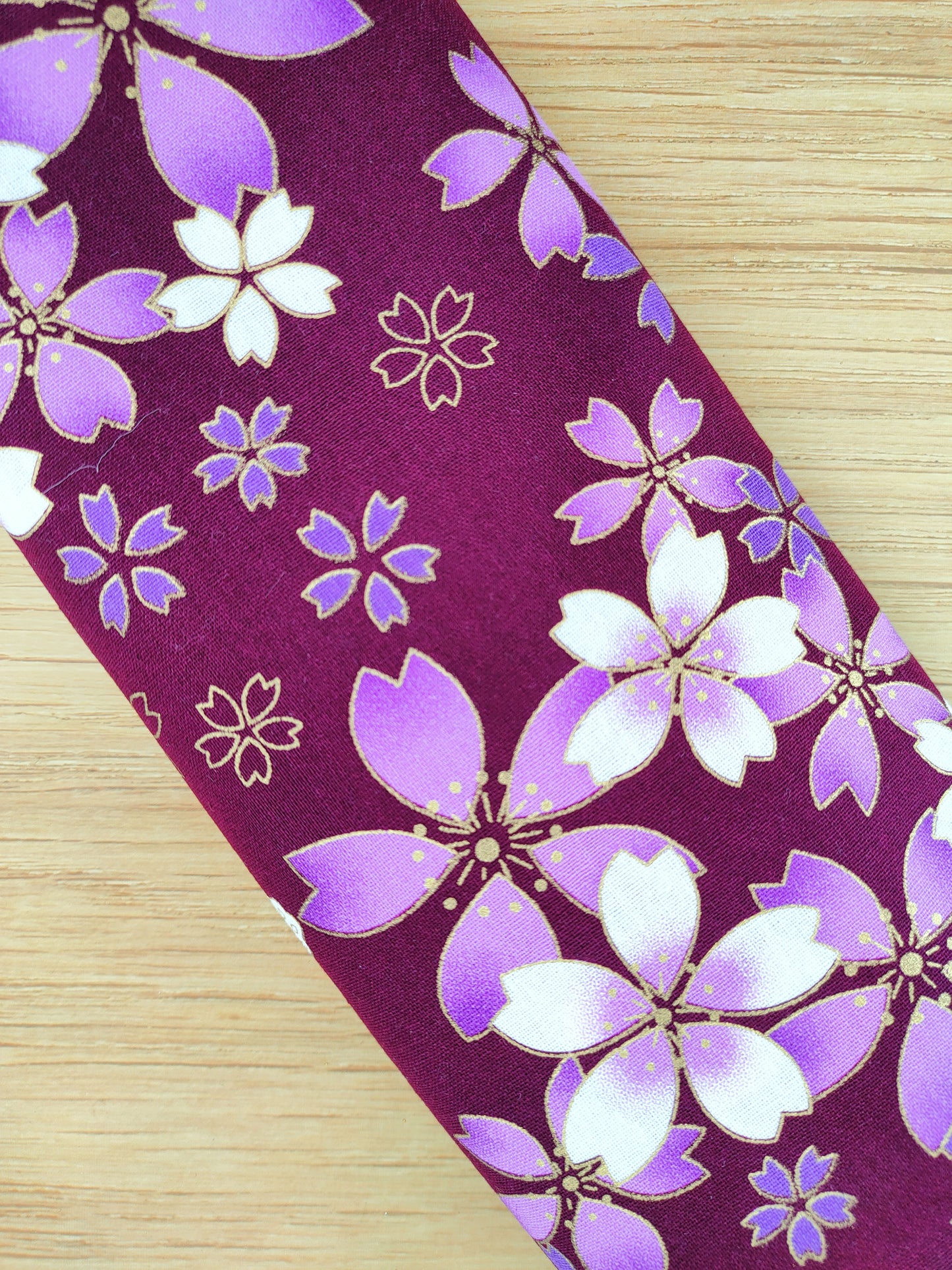 Floral Purple Wired Headband