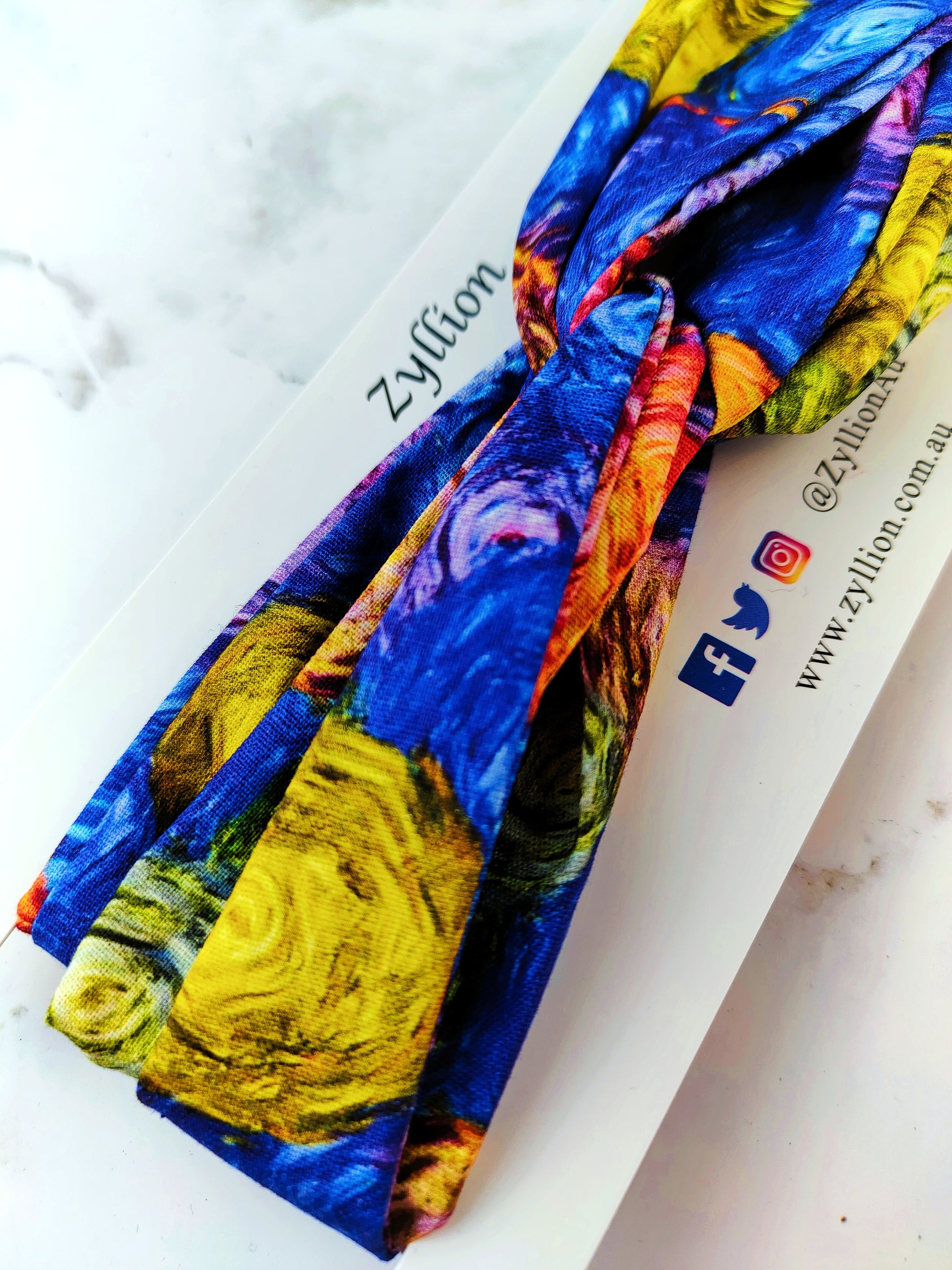 Swirl Painting Wired Headband