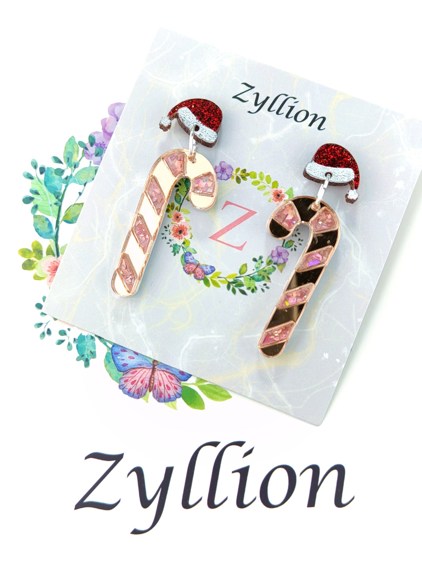 Christmas Candy Cane Earrings