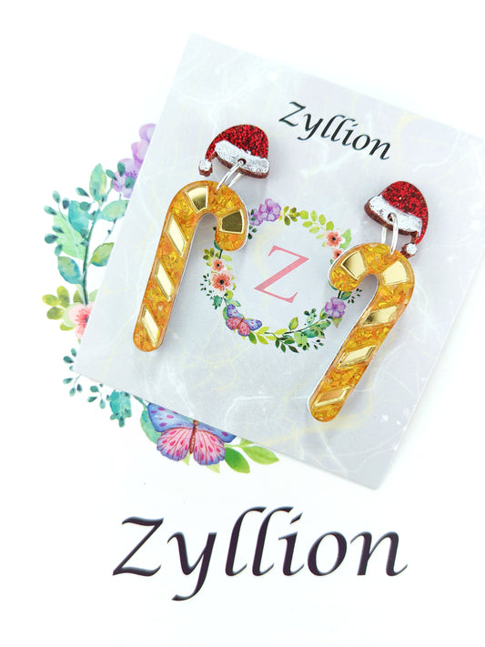 Christmas Candy Cane Earrings