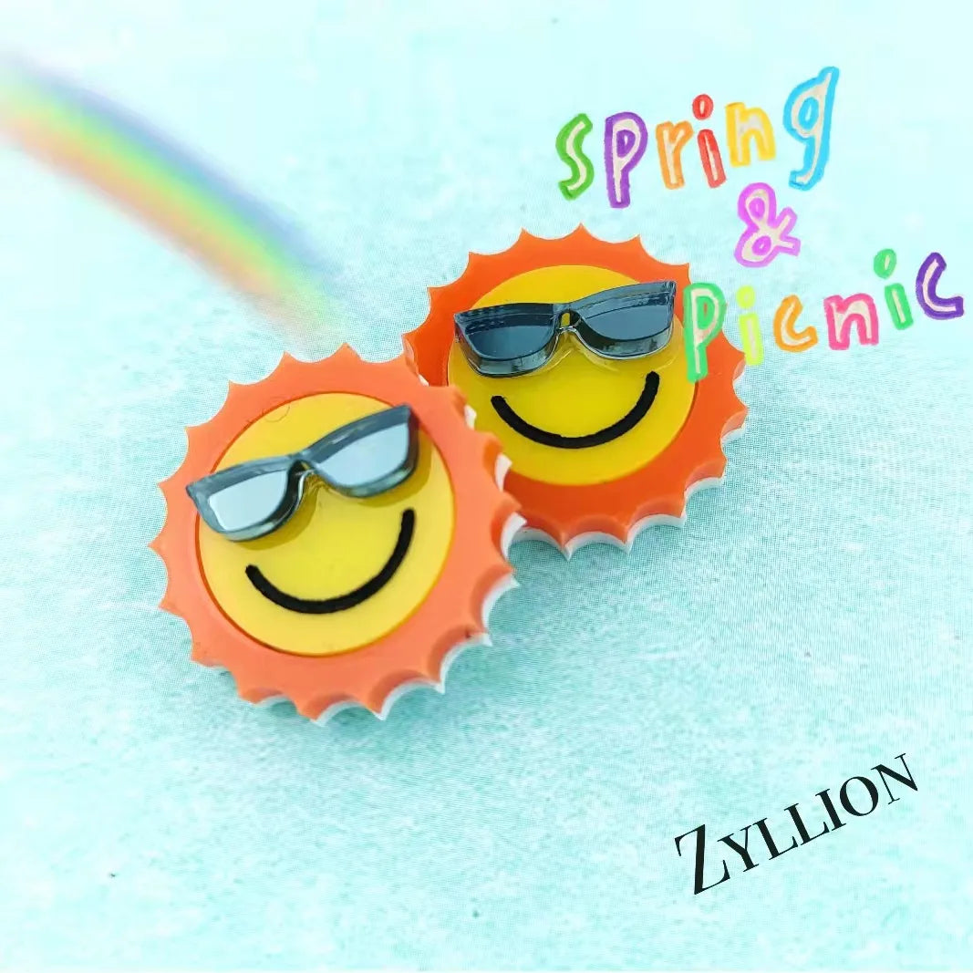 Suuny mega studs Sterling Silver Earrings