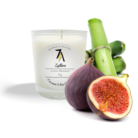 Green Bamboo & Fig Candle - Zyllion