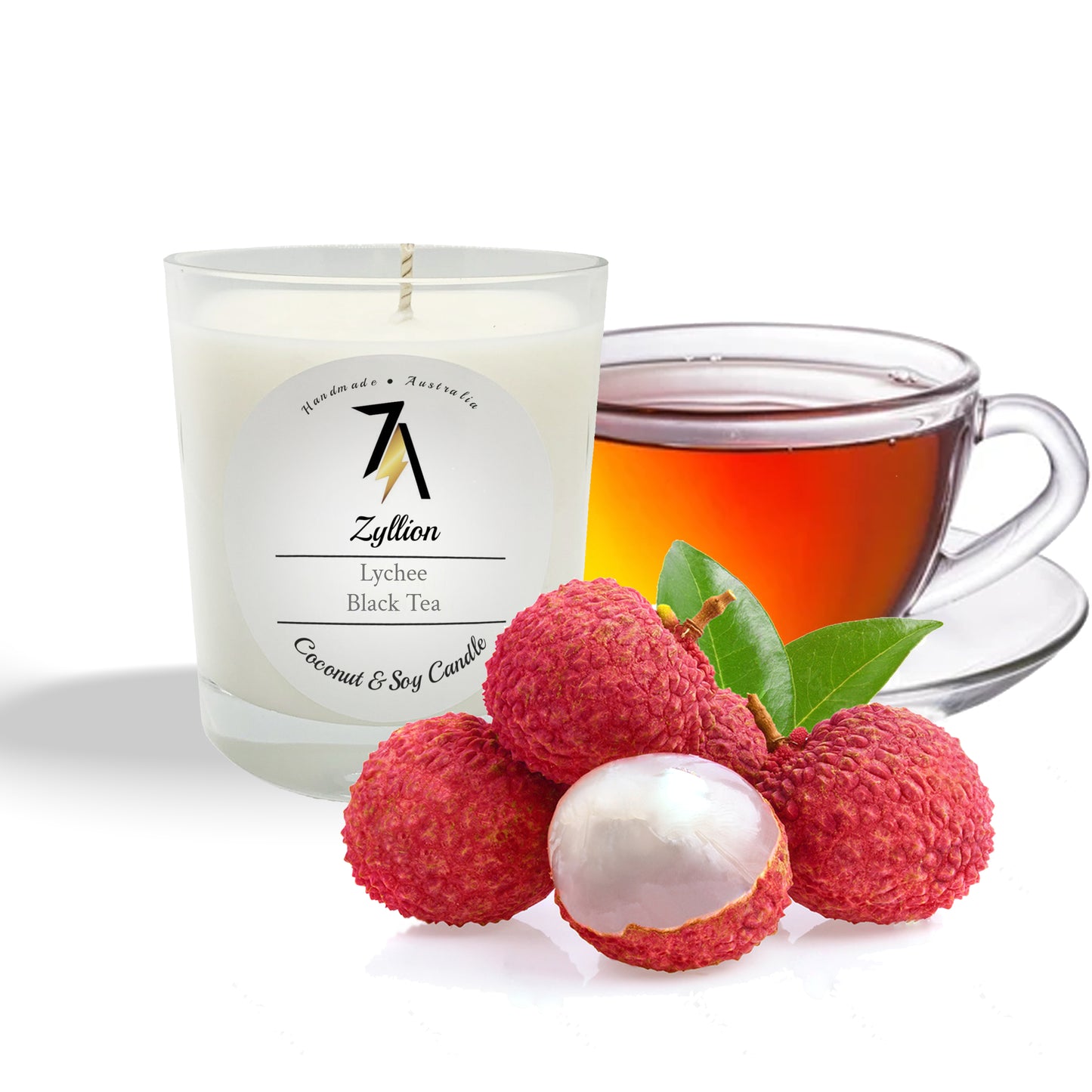 Lychee & Black Tea Candle - Zyllion