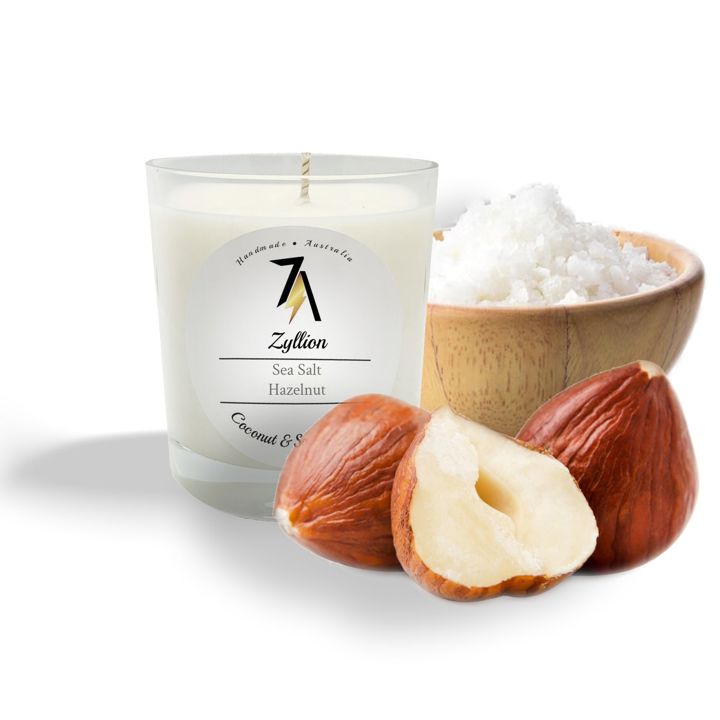 Sea Salt Hazelnut Candle