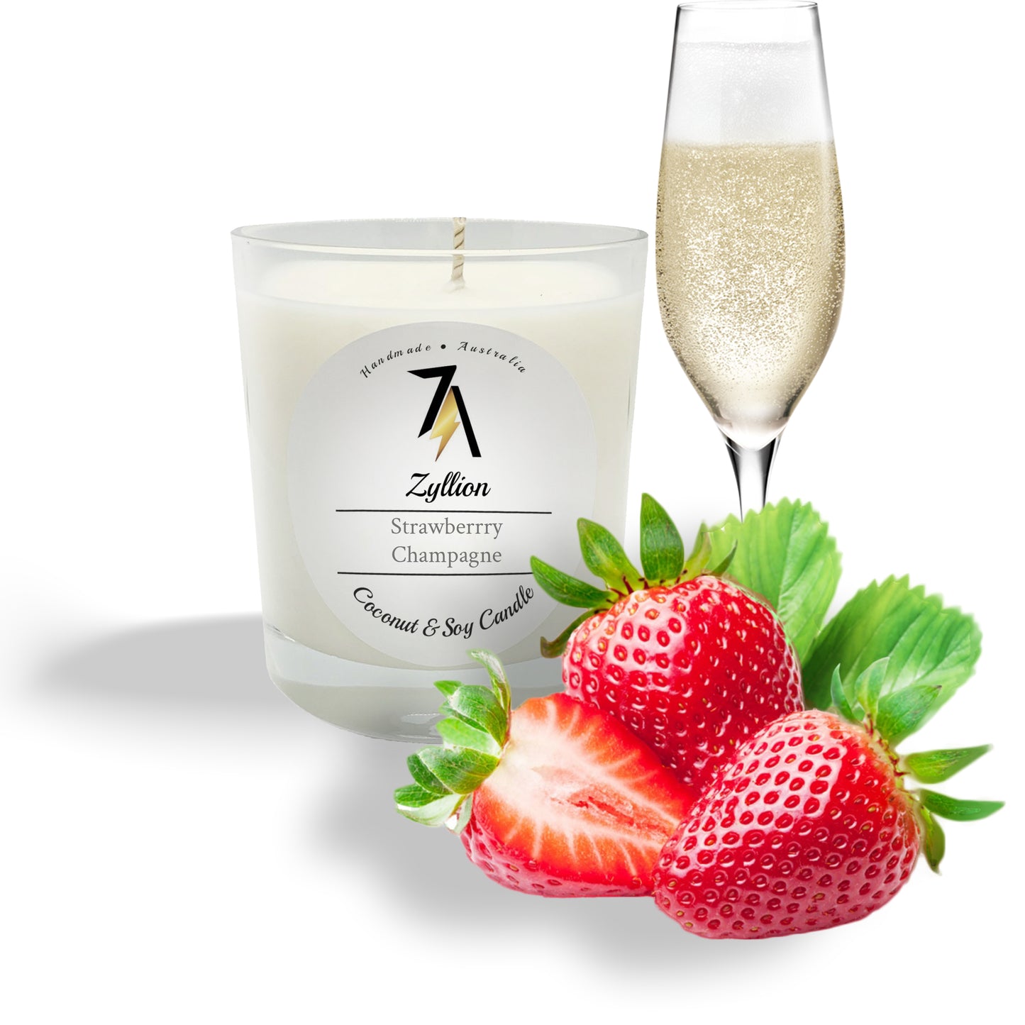 Strawberry Champagne Candle