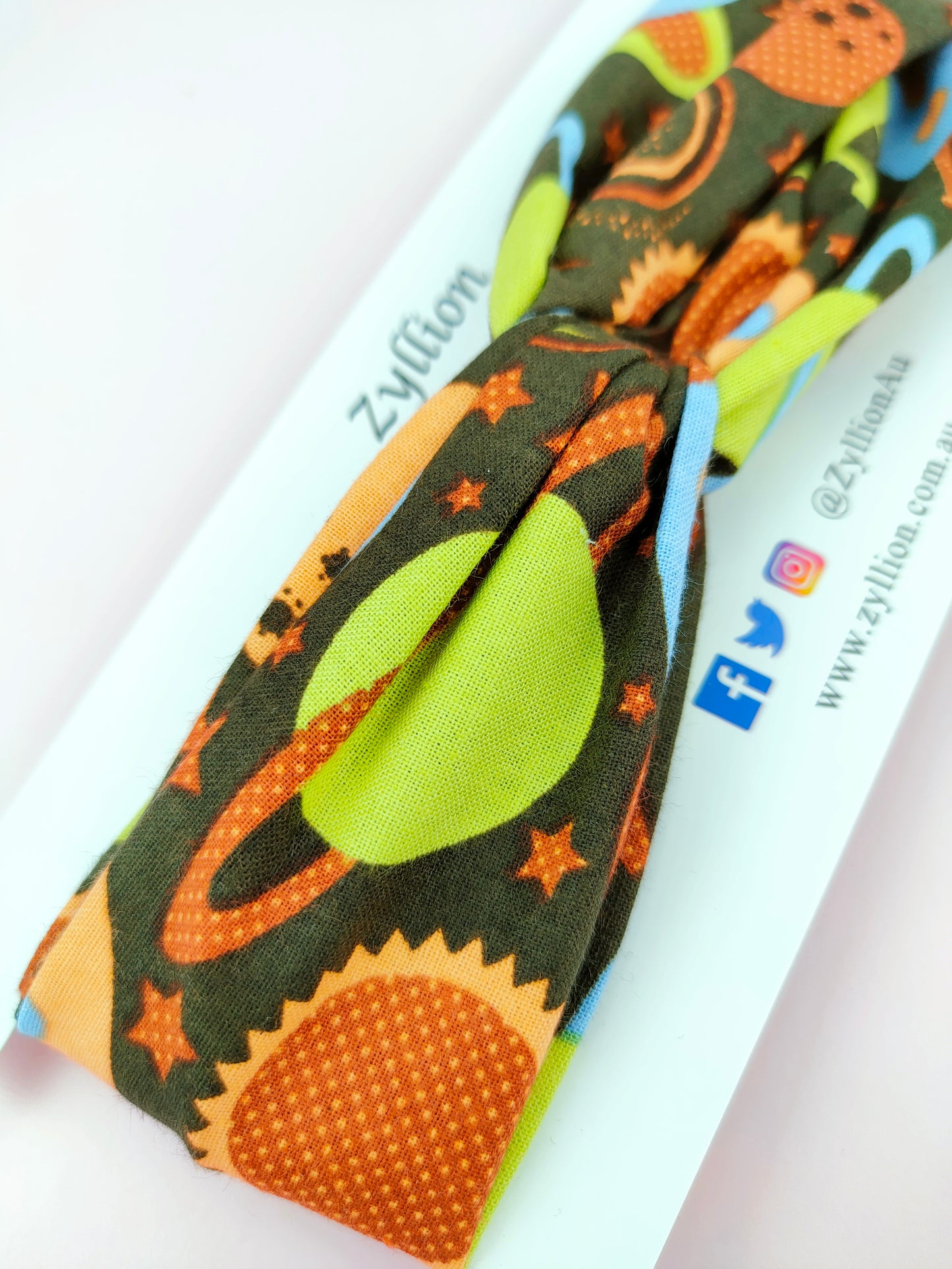 Planet Brown Wired Headband