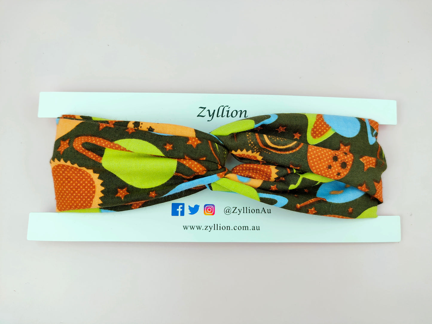 Planet Brown Wired Headband