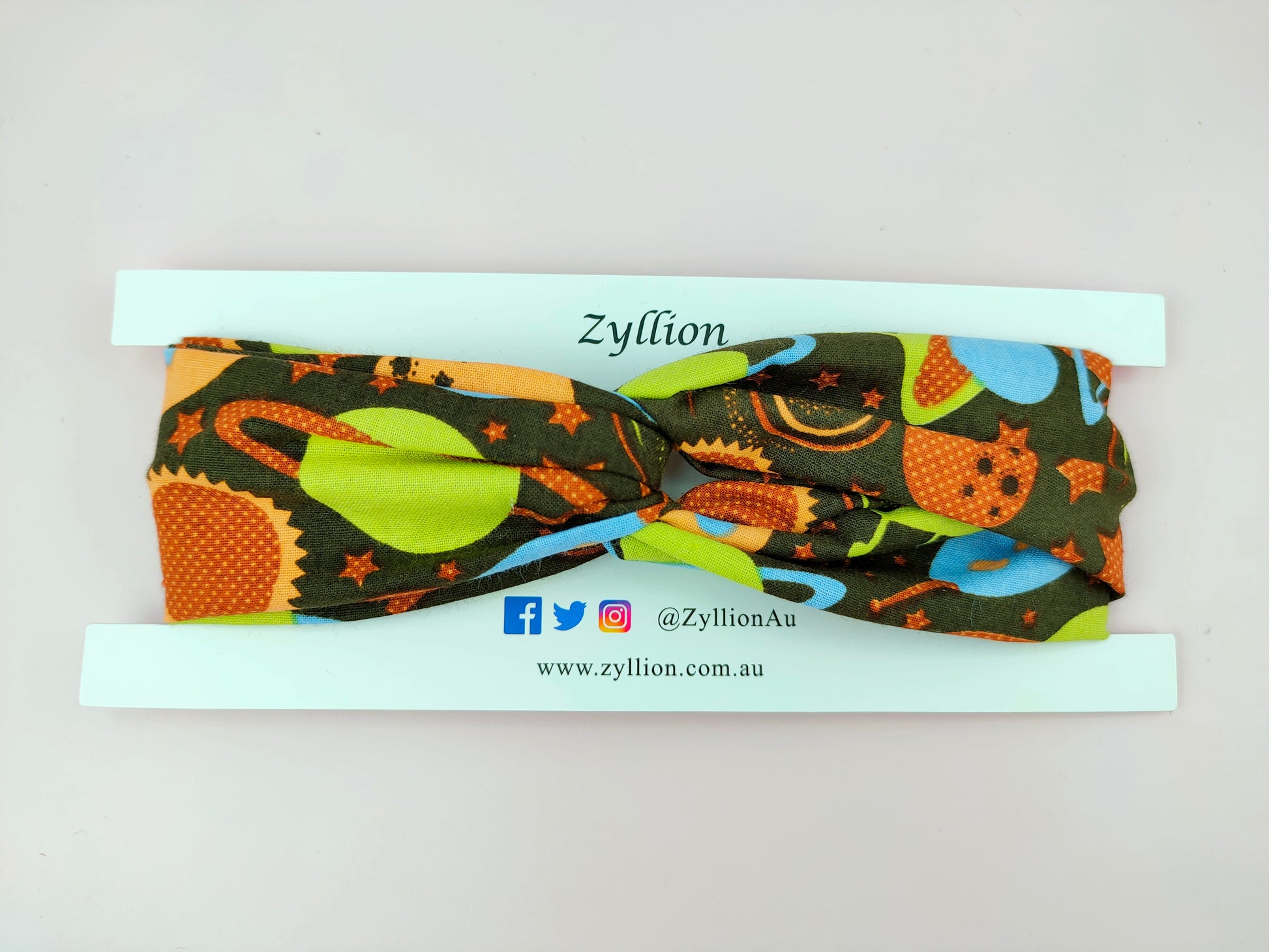 Planet Brown Wired Headband