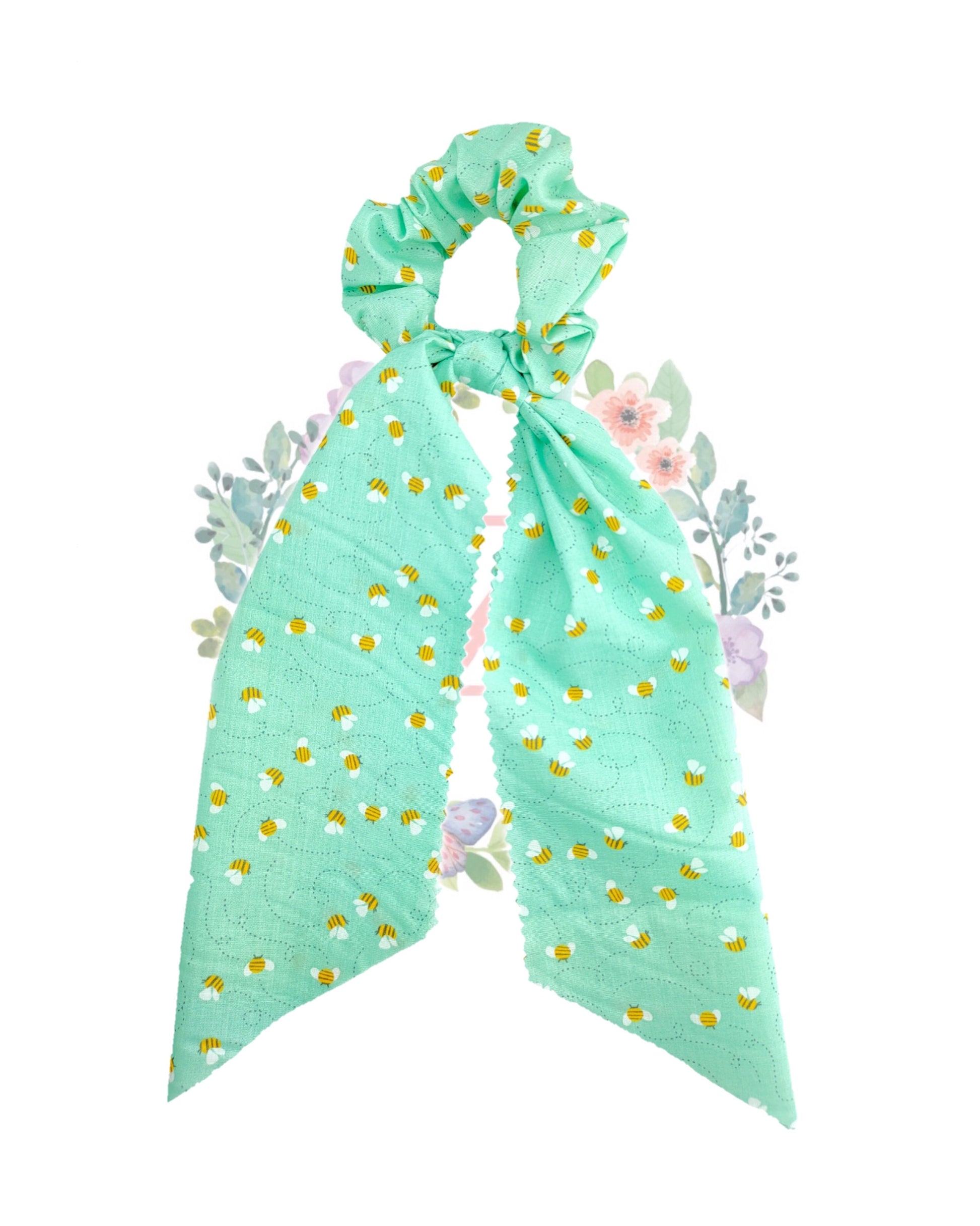 Bee Hair Scarf Scrunchies