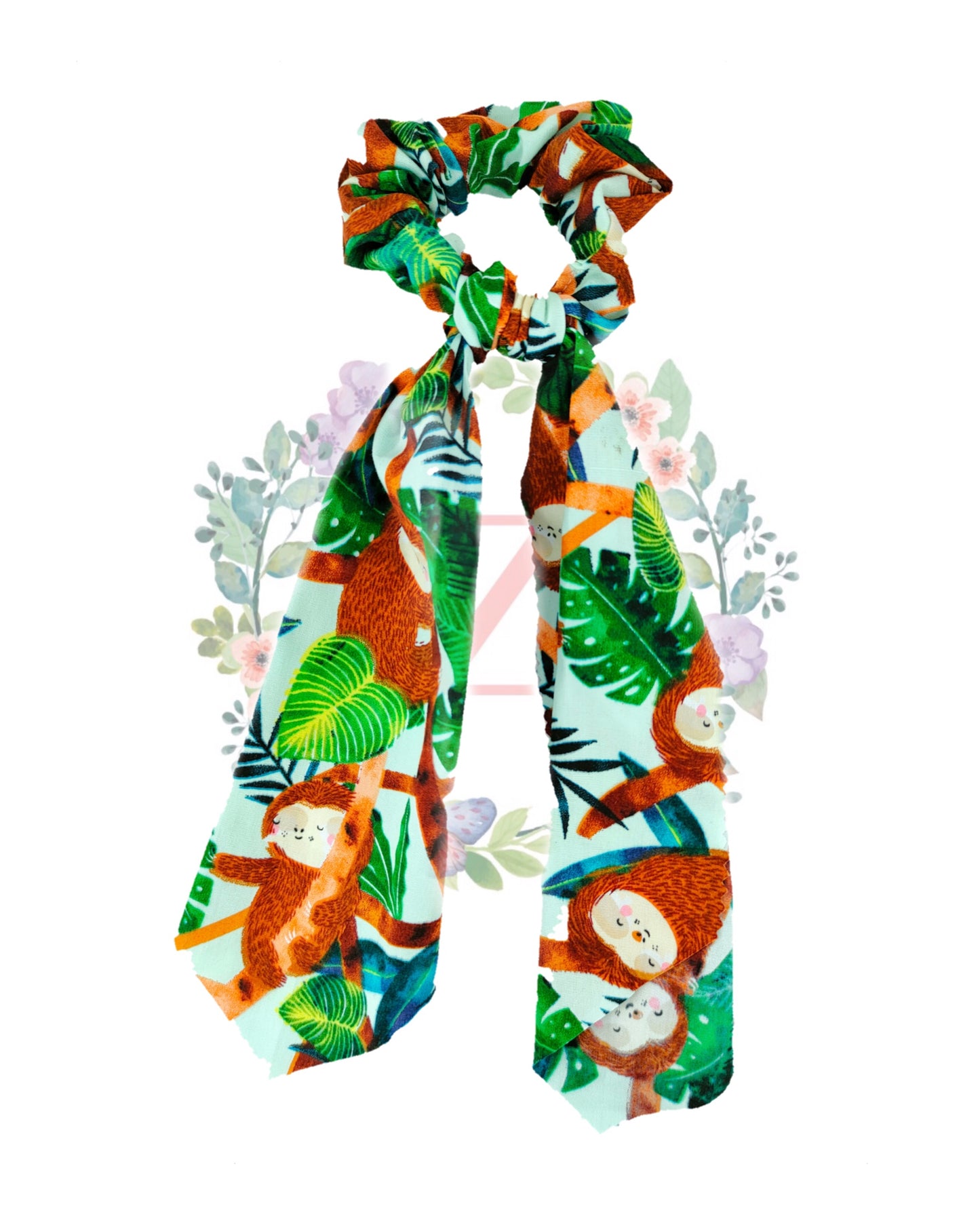 Slot Jungle Hair Scarf Scrunchies