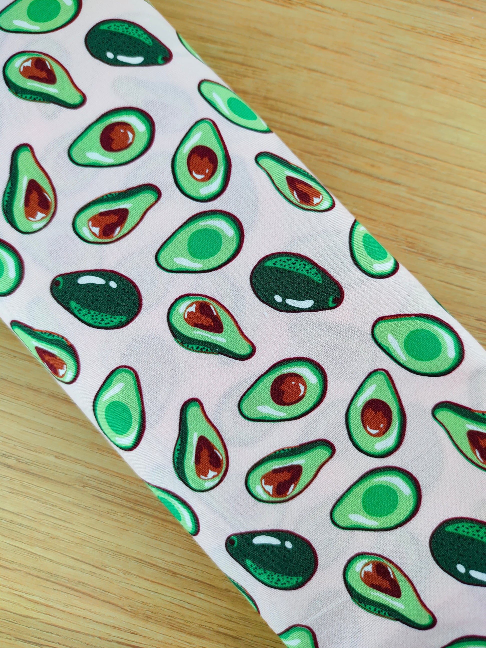 Pink Avocado Wired Headband