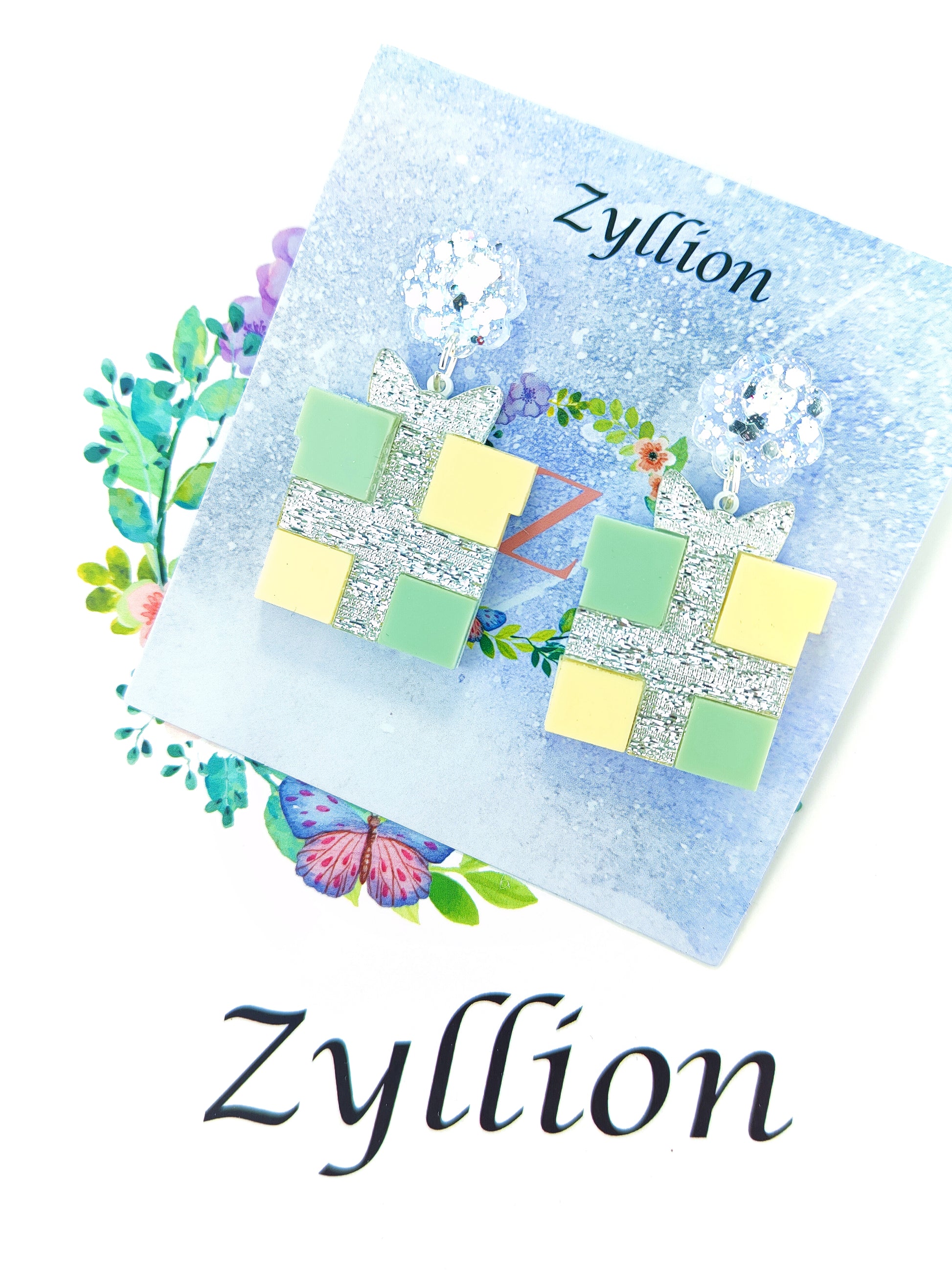 Christmas gift Dangle Sterling Silver Earrings