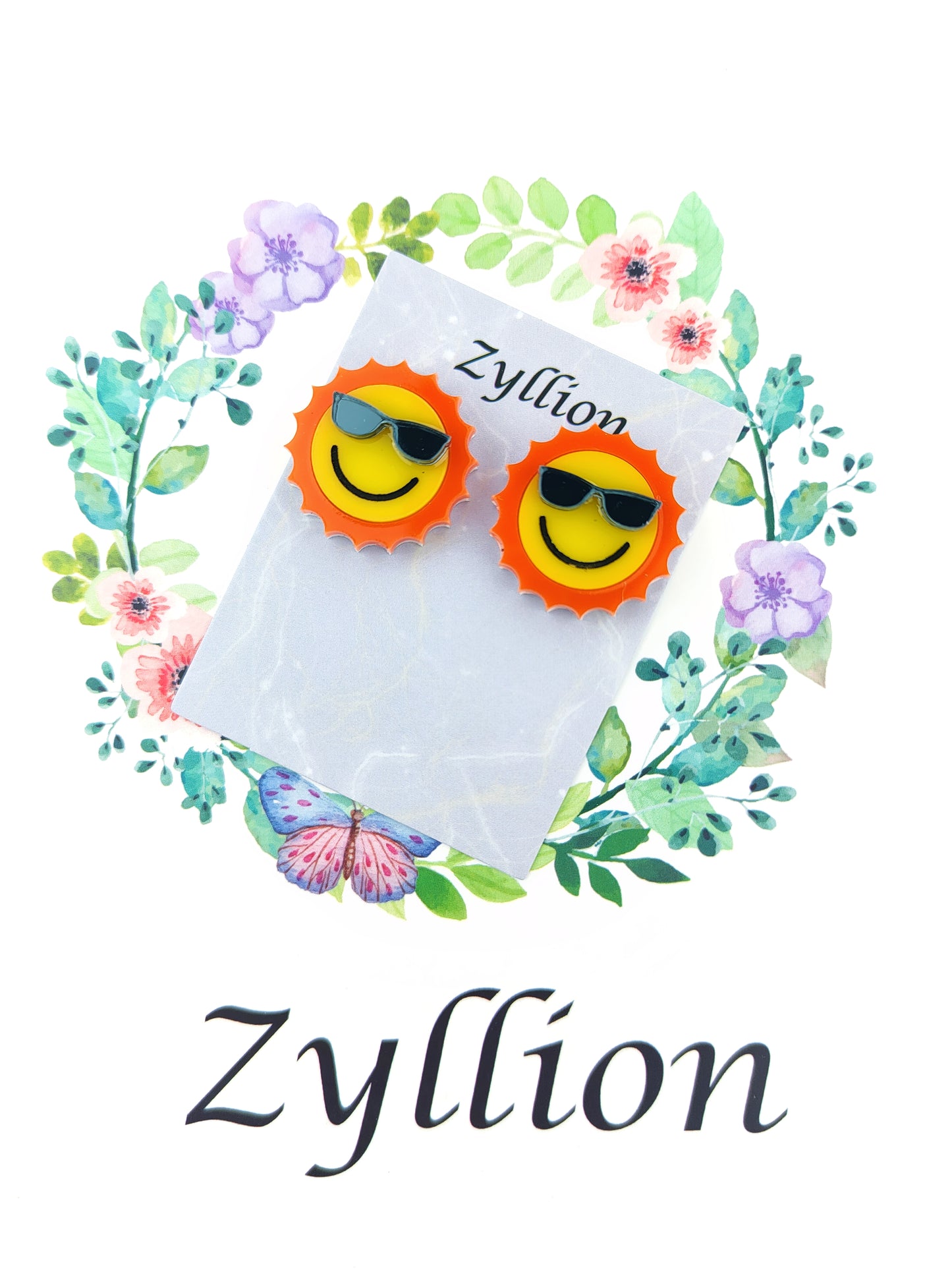 Suuny mega studs Sterling Silver Earrings