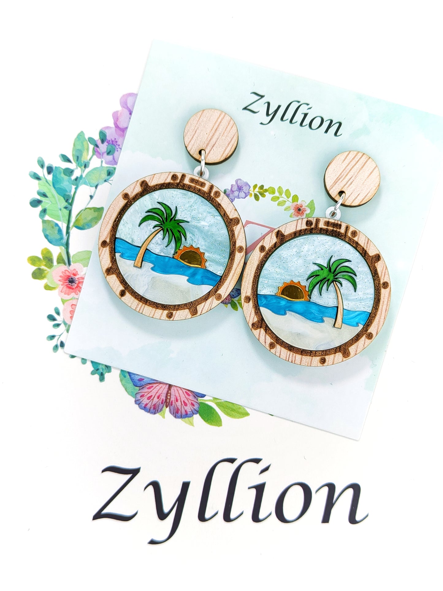 Can't wait to sail again acrylics Dangle