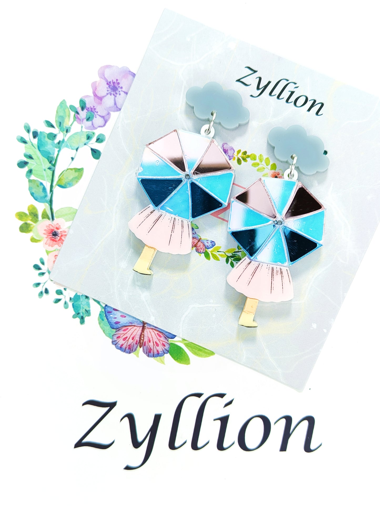 The umbrella girl acrylics Dangle