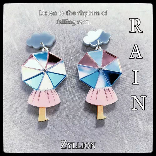 The umbrella girl acrylics Dangle