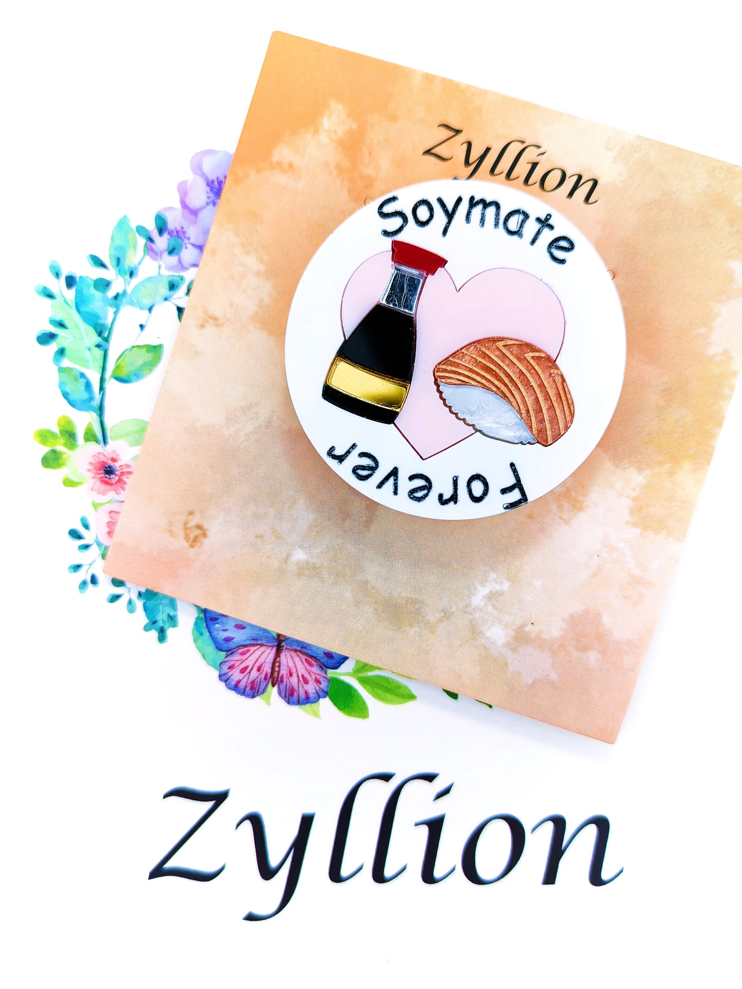 Soymate forever Brooch