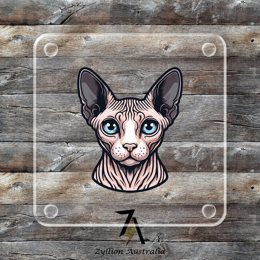Sphynx Cat Acrylic Coaster