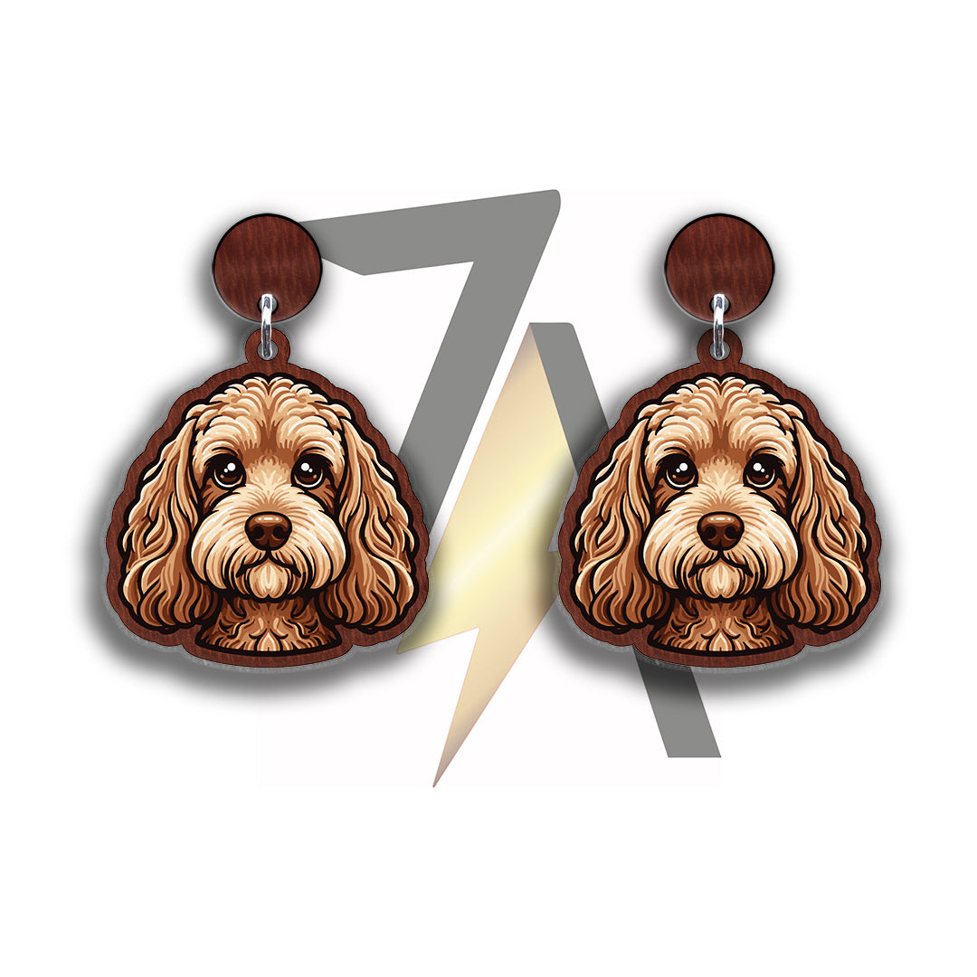 Cockapoo Dangle Earrings