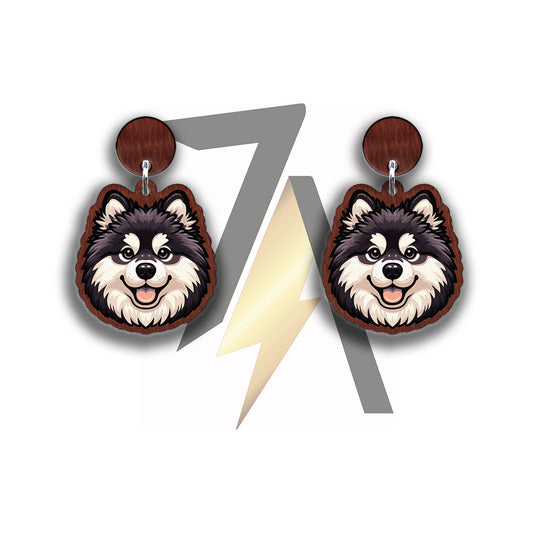 Finnish Lapphund Dangle Earrings