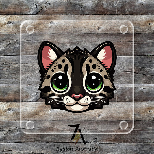 Egyptian Mau Cat Acrylic Coaster