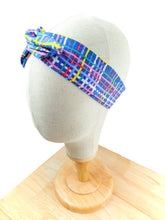 Load image into Gallery viewer, Crossline Blue Wired Headband