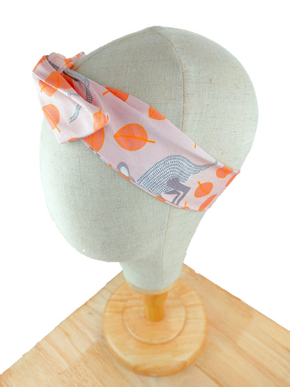 Kangaroo Orange Wired Headband